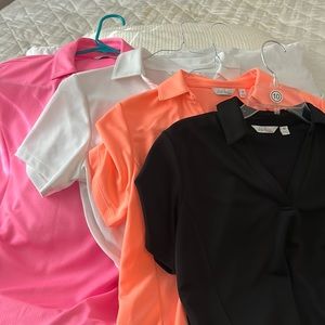 Set of 4 Lady Hagen golf shirts NEW!